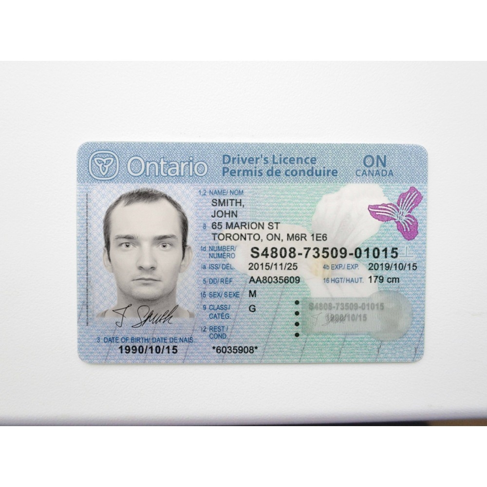 Canada driver's licence - World Trans Documents