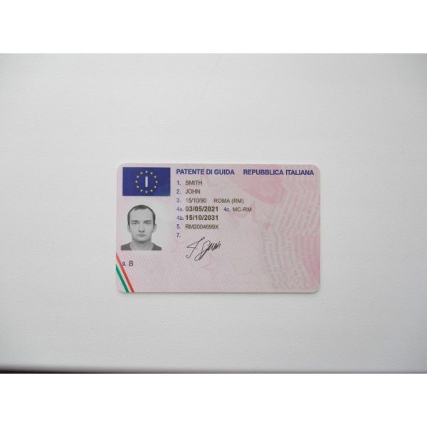 Italy driver's licence