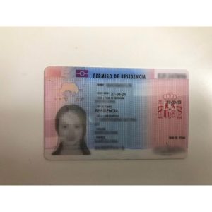 Spanish permanent residence card