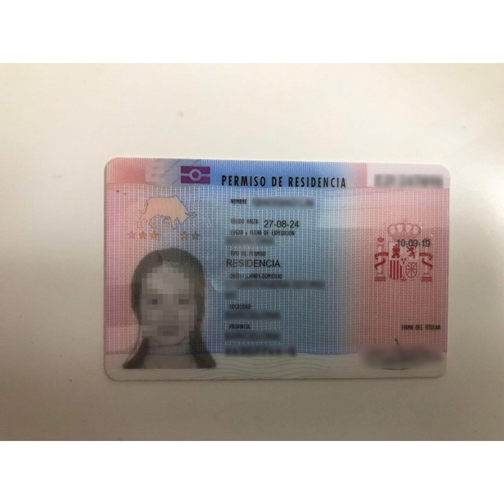 Buy Spanish permanent residence card 24/7 - World Trans Documents