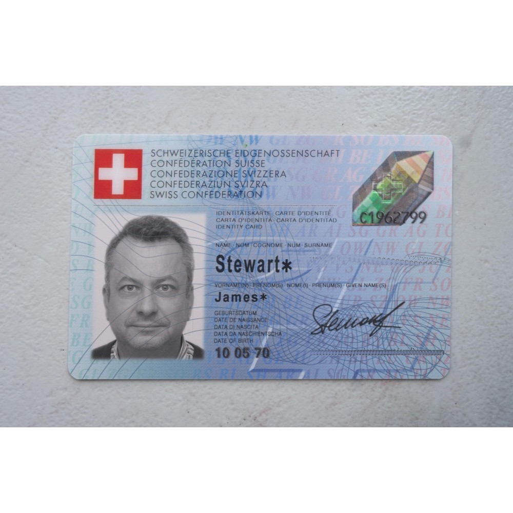 Buy Swiss ID card 24/7 - World Trans Documents